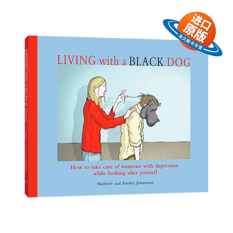 英文原版 Living with a Black Dog 我有一只叫抑郁症的黑狗2 英文版 进口英语原版书籍