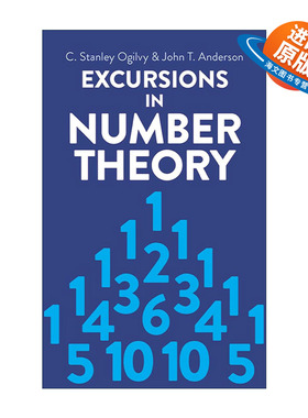 英文原版 Excursions in Number Theory 数论探索 数学 C. Stanley Ogilvy 英文版 进口英语原版书籍