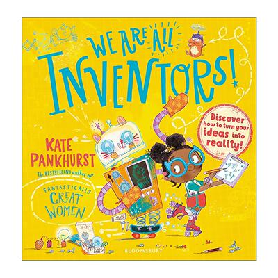 英文原版 We Are All Inventors 我们都是发明家 探索如何将想法变为现实 儿童科学绘本 英文版 进口英语原版书籍