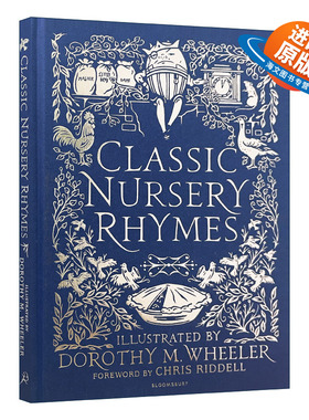 英文原版 Classic Nursery Rhymes 经典童谣 插画版 精装 英文版 进口英语原版书籍儿童外文书