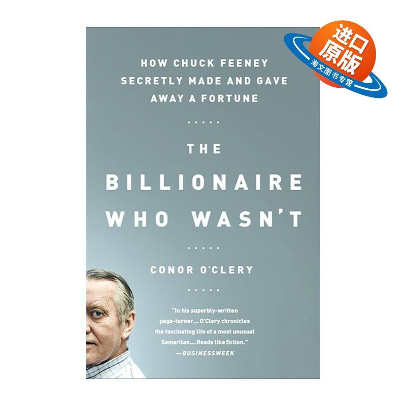 英文原版 The Billionaire Who Wasn't 亿万非富翁 菲尼如何默默赚得并捐出大笔财富 英文版 进口英语原版书籍