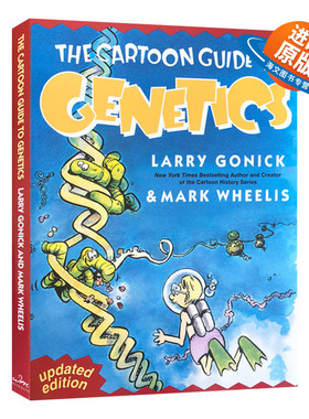 遗传学 英文原版 The Cartoon Guide to Genetics 爆笑科学漫画 英语课外阅读读物 英文版 进口英语书籍