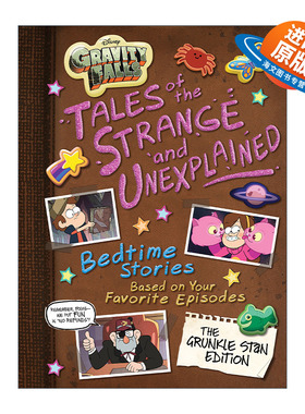 英文原版 Gravity Falls Gravity Falls Tales of the Strange and Unexplained 怪诞小镇怪诞神奇故事 睡前故事集 英文版 进口书