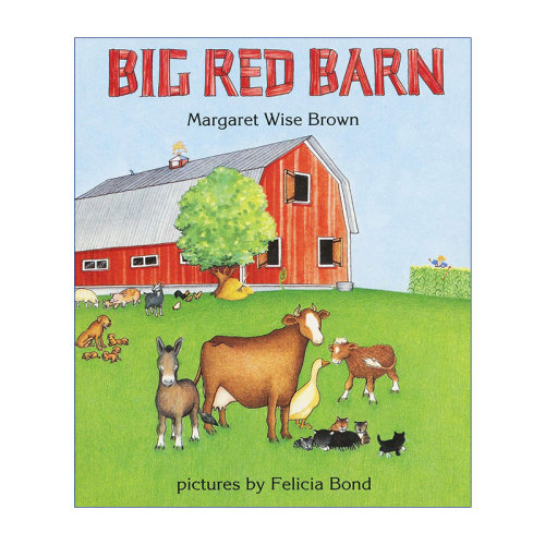英文原版 Big Red Barn 红红大谷仓 纸板书 凯迪克奖作者玛格丽特·怀兹·布朗 英文版 进口英语原版书籍