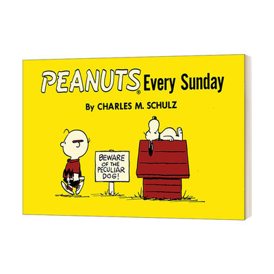 英文原版 Peanuts Every Sunday 花生漫画 每周日的花生 每个星期天的花生 英文版 进口英语原版书籍