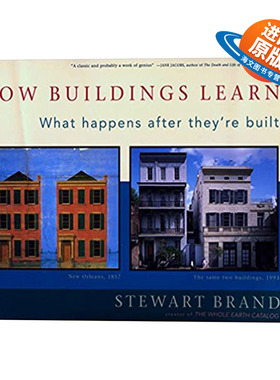 英文原版 How Buildings Learn What Happens After They're Built 建筑养成记 建成后纪实 英文版 进口英语原版书籍