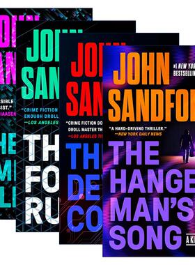 英文原版 Kidd基德系列1-4册 惊悚悬疑小说 John Sandford 英文版 进口英语原版书籍