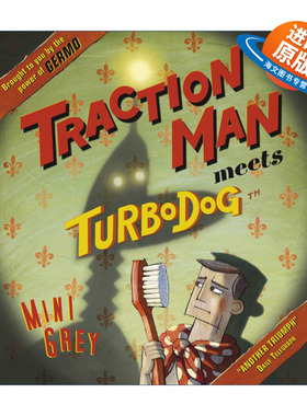 英文原版绘本 Traction Man Meets Turbodog 牵引人遇上机械狗 米妮·格雷绘本 英文版 进口英语原版书籍