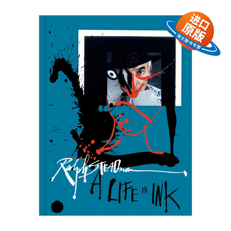 英文原版 Ralph Steadman 怪诞艺术家 Ralph Steadman 水墨插画作品集 英文版 进口英语原版书籍