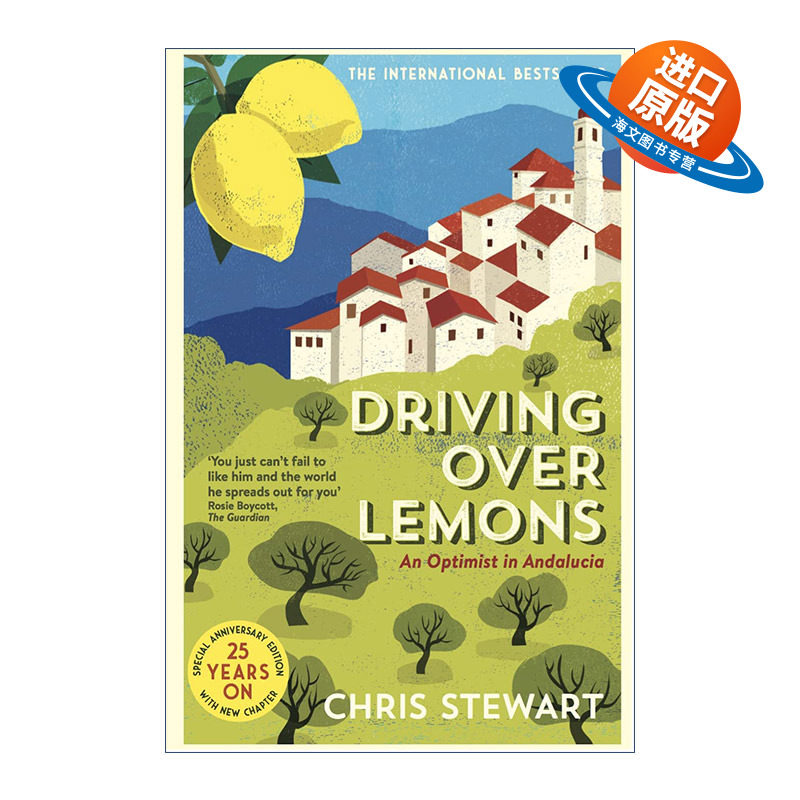 英文原版 Driving Over Lemons 吉他羊奶天堂 克里斯·斯图尔特 西班牙旅居生活 英文版 进口英语原版书籍