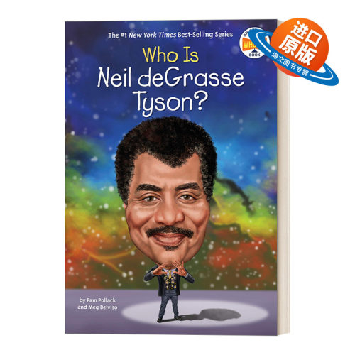 英文原版 Who Is Neil Degrasse Tyson? 尼尔 德格拉斯 泰森是谁 天文学家 名人传记系列 英文版 进口英语原版书籍