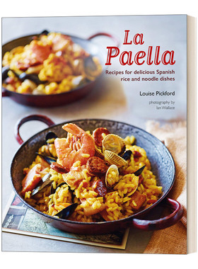 英文原版 La Paella 西班牙海鲜饭 美味西班牙米饭面条食谱 精装 餐饮食谱烹饪指南 英文版 进口英语原版书籍