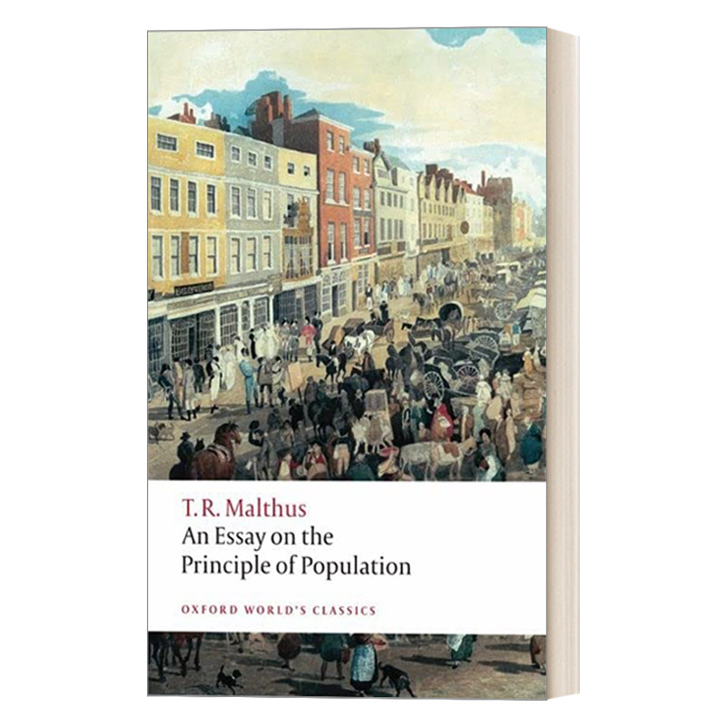 英文原版 An Essay on the Principle of Population 马尔萨斯 人口论 牛津世界经典系列 英文版 进口英语原版书籍 书籍/杂志/报纸 社会科学类原版书 原图主图