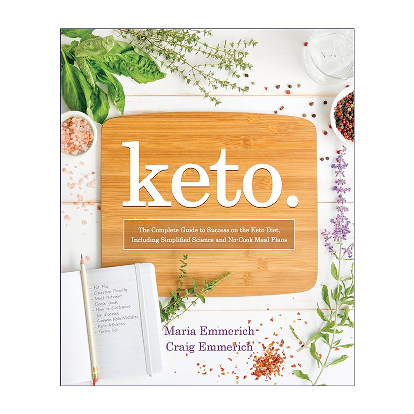 英文原版 Keto 生酮饮食全书 科学原理详解与免烹食谱 零基础轻松践行生酮减脂 英文版 进口英语原版书籍