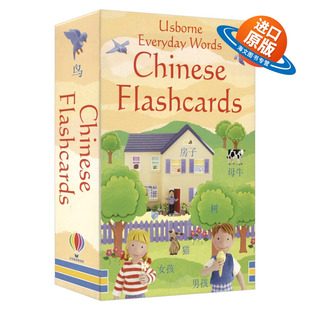 英文原版 Everyday Words Chinese Flashcards 日常中文用语 英文版 进口英语原版书籍