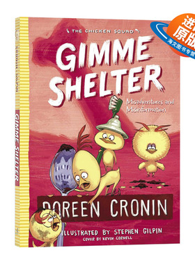 英文原版 The Chicken Squad Gimme Shelter 小鸡特工队5 侦探推理小说章节书 朵琳克罗宁 Doreen Cronin 英文版 进口英语书籍