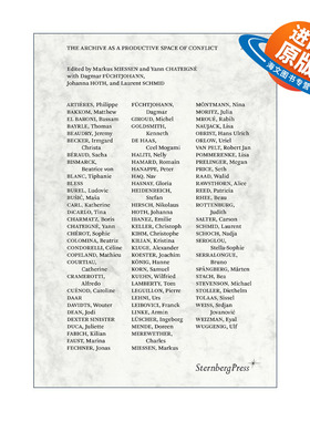 英文原版 The Archive as a Productive Space of Conflict The MIT Press 作为冲突的生产空间的档案馆 建筑设计艺术