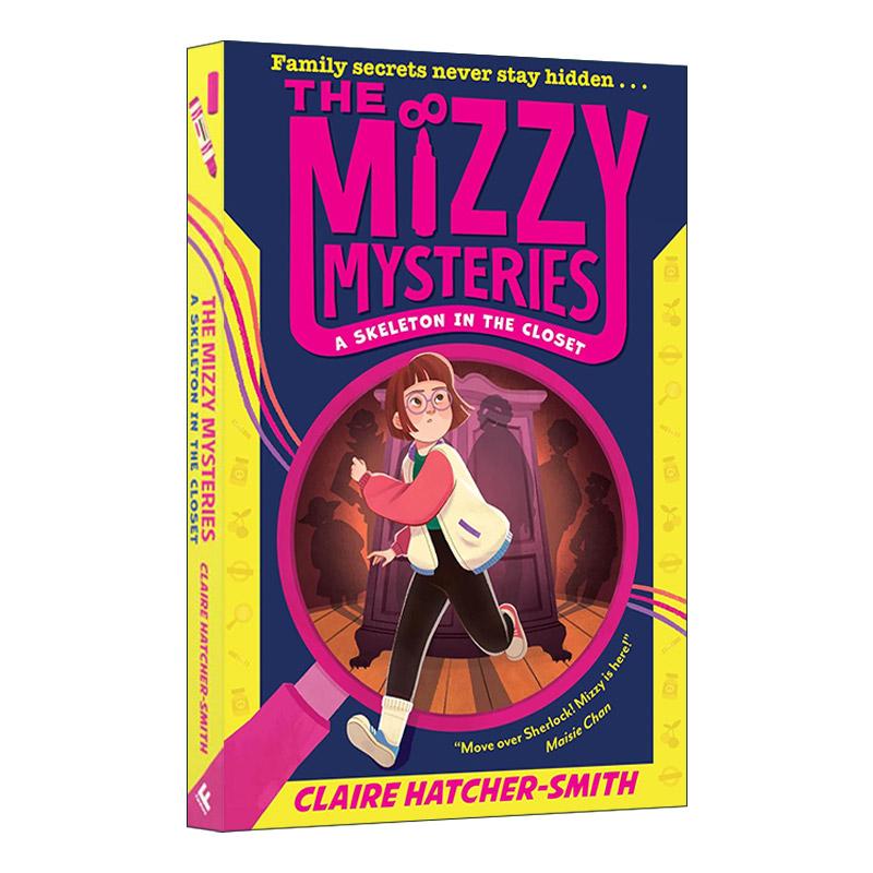 英文原版 The Mizzy Mysteries A Skeleton in the Closet 米奇探案 衣柜里的秘密 Claire Hatcher-Smith中学生冒险读物 英文版