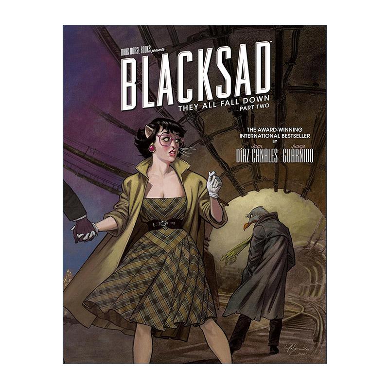 英文原版 Blacksad They All Fall Down  Part Two 黑猫侦探 世界坍塌 卷二 黑马漫画 精装 英文版 进口英语原版书籍