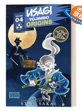英文原版 Usagi Yojimbo Origins  Vol. 4 兔子起源系列4 孤独的山羊孩子 兔子浪人 彩色漫画 兔子武士 Stan Sakai 英文版 进口书