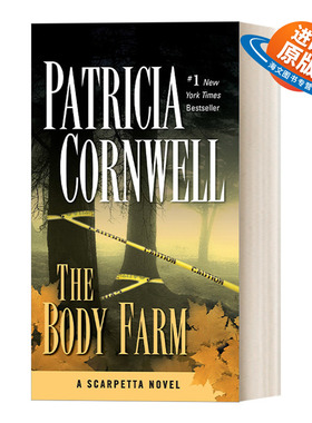 英文原版 The Body Farm Kay Scarpetta 05 首席女法医系列05 人体农场 惊悚悬疑探案小说 Patricia Cornwell 进口英语原版书籍
