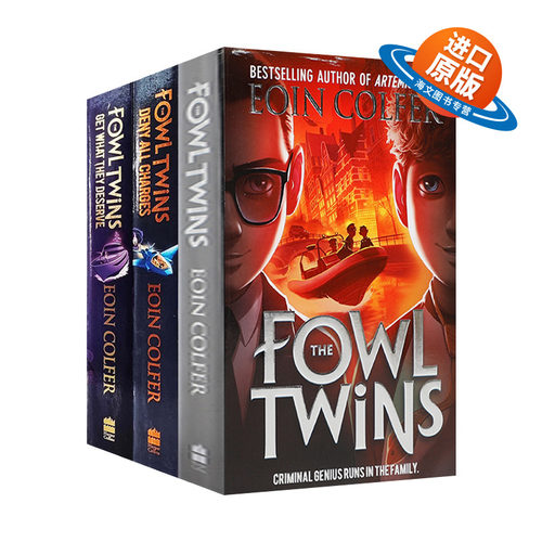 英文原版 The Fowl Twins 法尔双胞胎1-3册 阿特米斯奇幻历险衍生系列 英文版 进口英语原版书籍