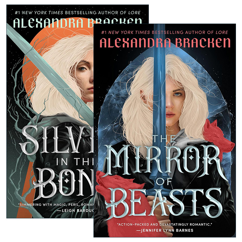 英文原版 Silver in the Bone 银骨系列2册 暗黑奇幻小说 Alexandra Bracken 英文版 进口英语原版书籍