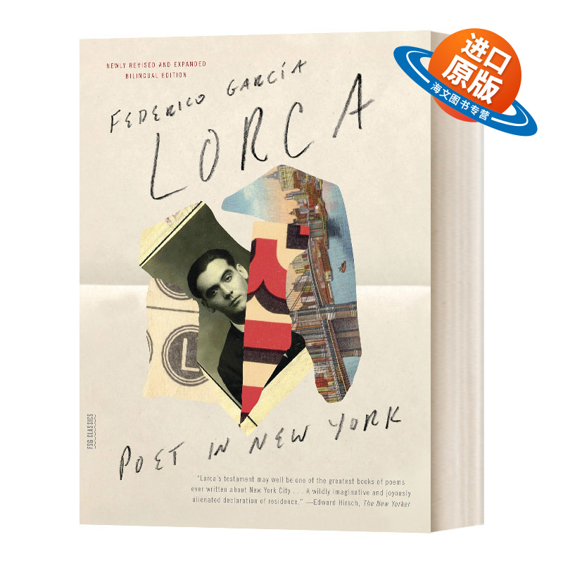 英文原版 Poet In New York 诗人在纽约 西班牙语英语双语版 Federico Garcia Lorca 洛尔迦 英文版 进口英语原版书籍