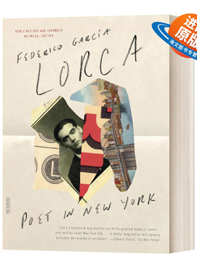 英文原版 Poet In New York 诗人在纽约 西班牙语英语双语版 Federico Garcia Lorca 洛尔迦 英文版 进口英语原版书籍