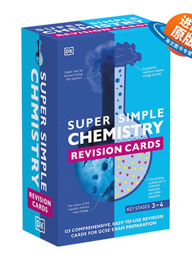 英文原版 SuperSimple Revision Cards Chemistry 超级简单复习卡 化学 英文版 进口英语原版书籍