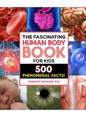 英文原版 The Fascinating Human Body Book for Kids 迷人的儿童人体书 全彩插图科普百科 英文版 进口英语原版书籍