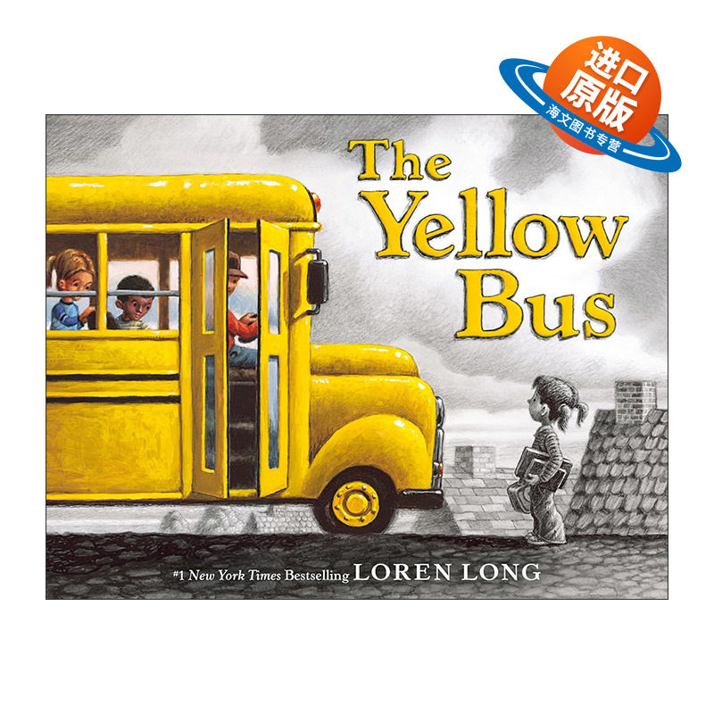 英文原版 The Yellow Bus 黄色巴士 精装图画书 金风筝奖得主Loren Long 英文版 进口英语原版书籍