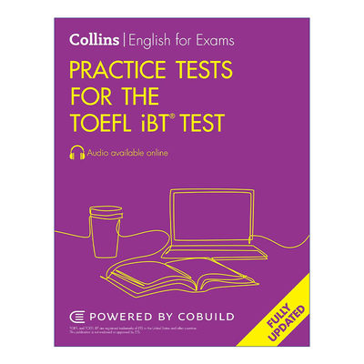 英文原版 Collins English Practice Tests for the TOEFL iBT Test 托福考试练习 第二版 英文版 进口英语原版书籍