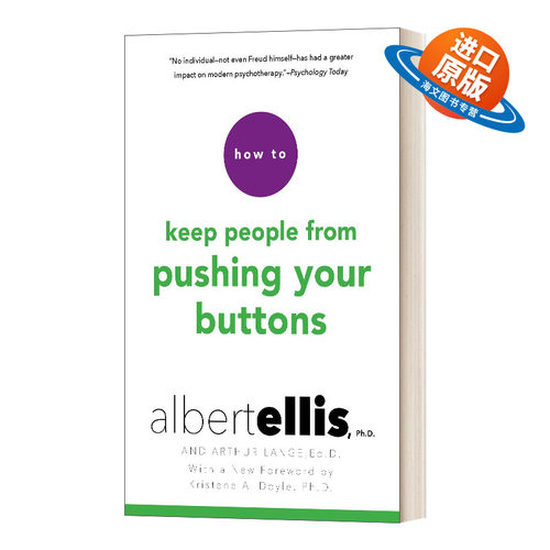 英文原版 How to Keep People from Pushing Your Buttons 如何避免别人触怒你 英文版 进口英语原版书籍