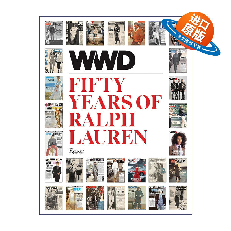 英文原版 WWD Fifty Years of Ralph Laure 女装日报拉尔夫劳伦的五十年 精装 英文版 进口英语原版书籍