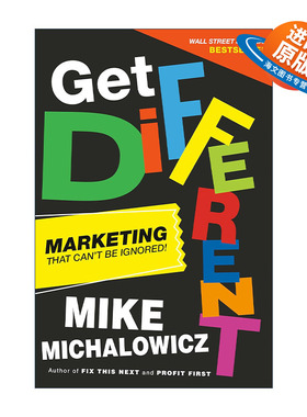 英文原版 Get Different 与众不同 不可忽视的市场营销指南 Mike Michalowicz 精装 英文版 进口英语原版书籍