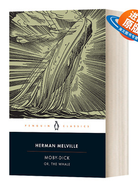 英文原版小说 Moby-Dick Or the Whale 白鲸 英文版 进口英语原版书籍