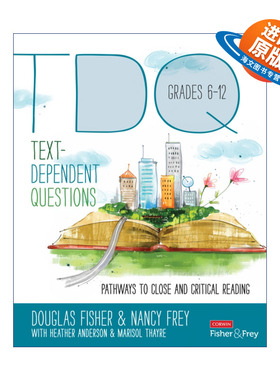 英文原版 Text-Dependent Questions  Grades 6-12 如何通过基于文本的问题教学生学习精读 文本精读与批判性阅读教学指南 进口书