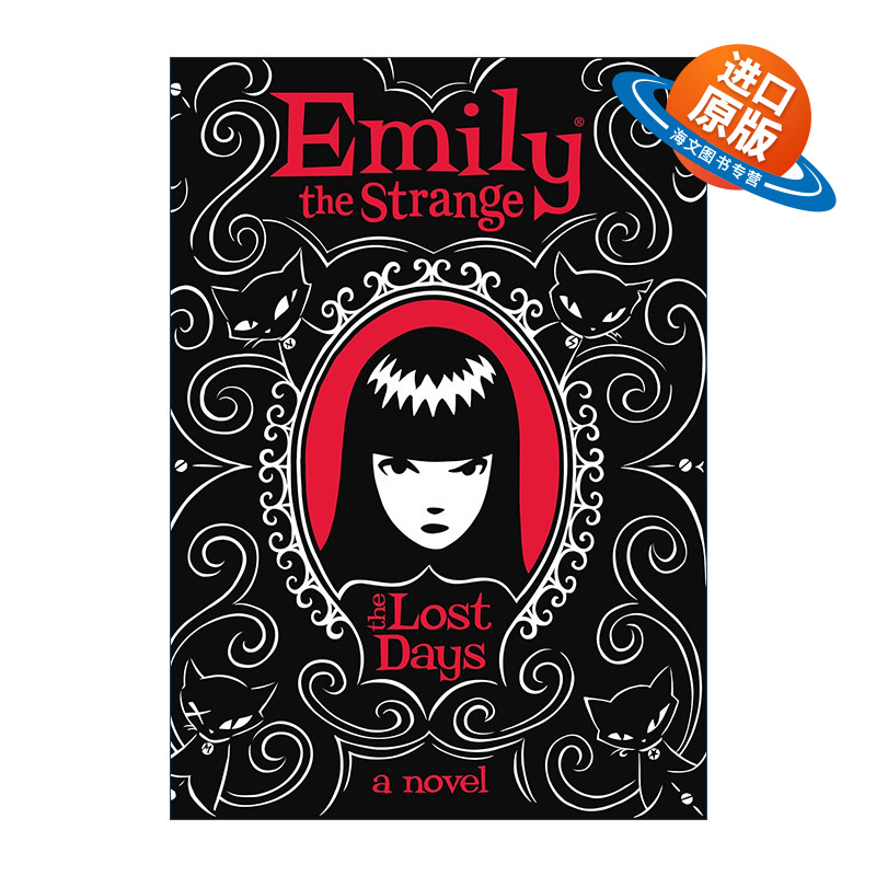 英文原版 Emily the Strange Lost Days 怪异的艾米莉4 失去的日子 美国经典漫画人物小说 儿童章节书 精装 进口英语原版书籍
