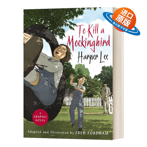 英文原版 精装 To Kill a Mockingbird 杀死一只知更鸟 英文版 漫画小说版 Harper Lee哈珀李 经典文学著作 进口英语原版书籍