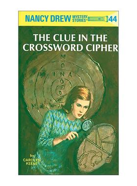 英文原版 Nancy Drew 44 the Clue in the Crossword Cipher 南希德鲁系列44 填字游戏中的线索 儿童悬疑推理小说 Carolyn Keene