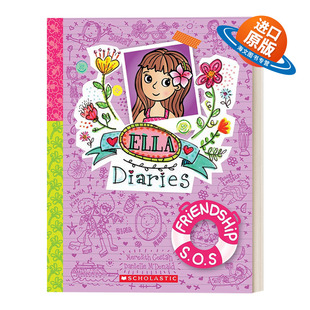 英文原版 Ella Diaries Friendship S.O.S 艾拉日记8 友谊求救 英文版 进口英语原版书籍