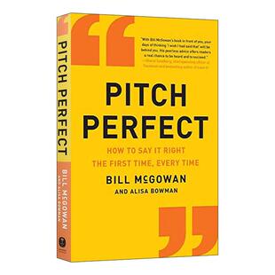 英文原版 Pitch Perfect 精准表达 职场沟通秘籍 Bill McGowan 英文版 进口英语原版书籍