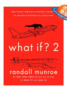 英文原版 What If? 2 那些古怪又让人忧心的问题续作 如果这样 会怎样 科学妙答 第2部 Randall Munroe 精装 英文版 进口书籍