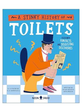 英文原版 A Stinky History of Toilets 厕所的臭历史 精装 英文版 进口英语原版书籍