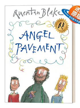 英文原版 Angel Pavement 天使有支魔法笔 昆廷·布莱克绘本 英文版 进口英语原版书籍