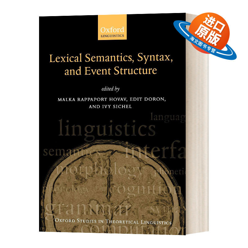英文原版 Lexical Semantics Syntax and Event Structure 词汇语义 句法和事件结构 英文版 进口英语原版书籍