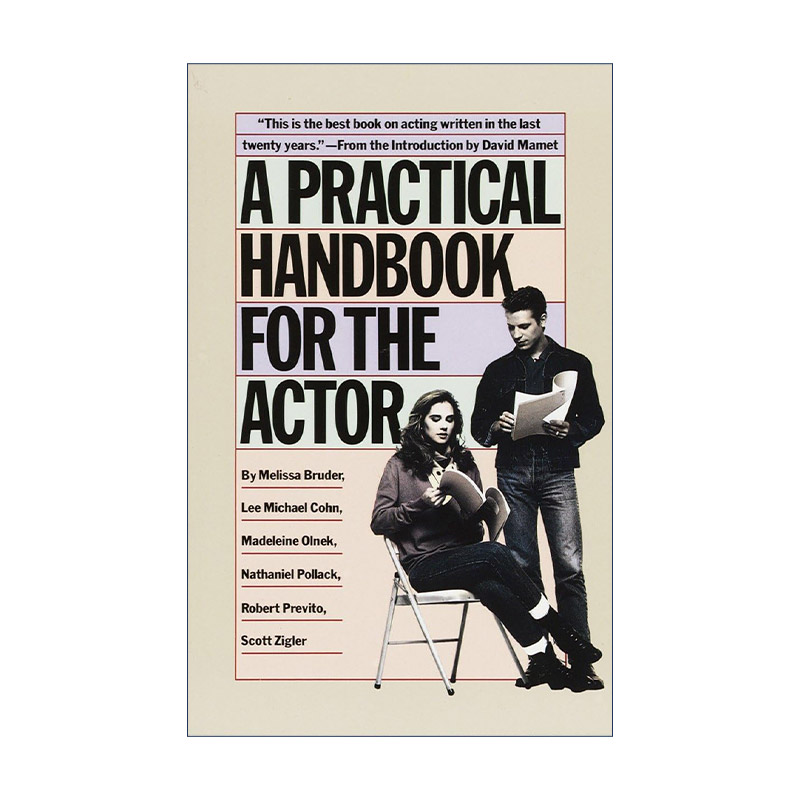 英文原版 A Practical Handbook for the Actor表演训练手册普利策戏剧奖奥斯卡编剧奖得主大卫·马梅等艺术精华英文版-封面