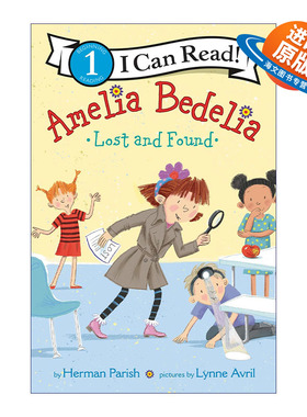 英文原版 Amelia Bedelia Lost and Found 阿米莉亚失物招领 糊涂女佣 I Can Read level 1分级读物 英文版 进口英语原版书籍