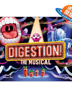 英文原版 Digestion The Musical 消化过程 音乐剧形式 精装科普 英文版 进口英语原版书籍